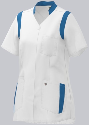 BP 1710-684 BP® Tuniek voor dames - wit/azuurblauw Sn