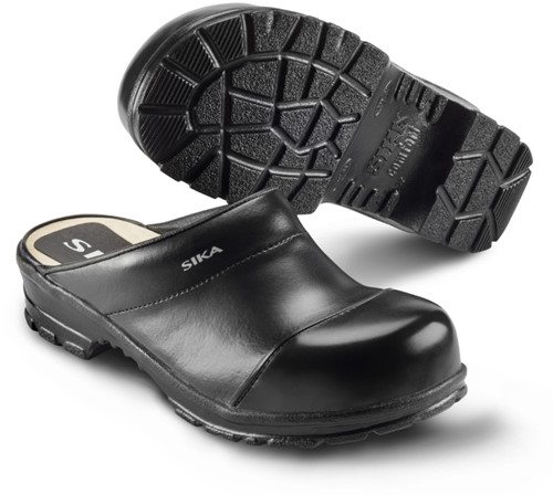 Sika 54 Klomp Open Hak SB - Zwart - 45