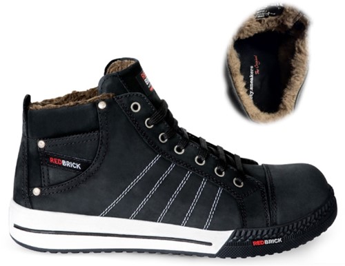 Redbrick Ice Sneaker Hoog S3 Gevoerd - Zwart - 39