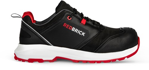 Redbrick Pulse Overnose Laag S3 + KN ESD 32323 - Zwart/Rood - 42