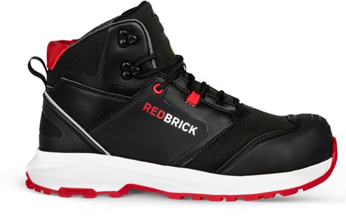 Redbrick Pulse Overnose Hoog S3 + KN ESD 32324 - Zwart/Rood - 43