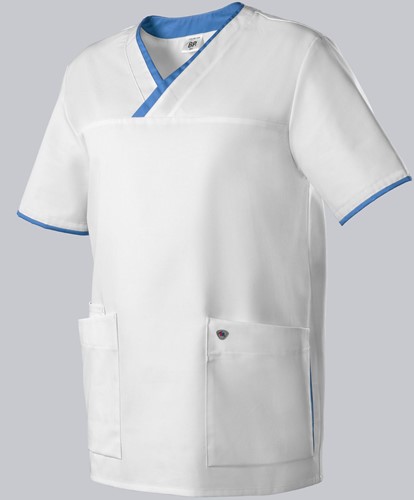 BP 1701-485 BP® Tuniek voor haar & hem - wit/azuurblauw XLn