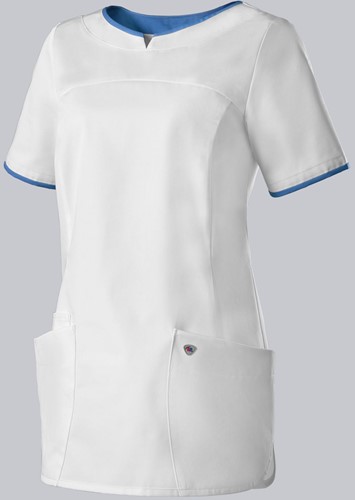 BP 1700-485 BP® Tuniek voor dames - wit/azuurblauw XSn