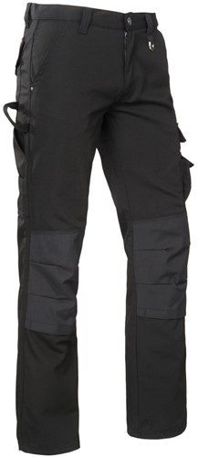 Brams Paris Sander men E53 pant, cvc canvas  Black 