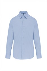 Kariban K522 Getailleerd heren non-iron overhemd lange mouwen - Bright Sky 3XL - OUTLET