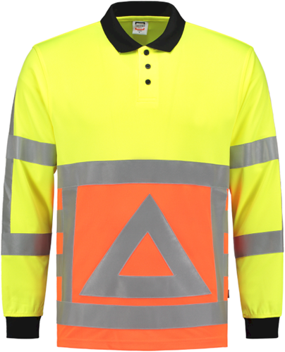 Tricorp 203002 Poloshirt Verkeersregelaar Lange Mouw - OrangeYellow XXL
