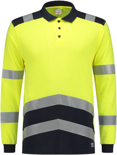 Tricorp 203003 Poloshirt Multinorm Bicolor - FluoryellowInk M