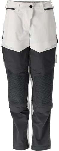 Mascot CUSTOMIZED 22078 Broek met kniezakken - wit/steengrijs 0689 82C38