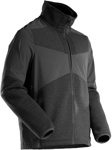 Mascot CUSTOMIZED 22105 Fleecetrui met rits en voering - zwart 09 2XL