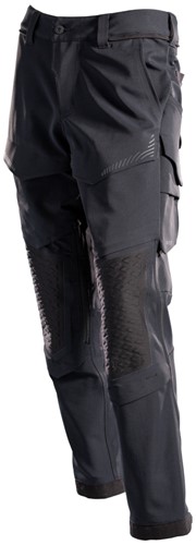 Mascot CUSTOMIZED 22179 Broek met kniezakken - zwart 09 82C54