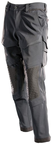 Mascot CUSTOMIZED 22179 Broek met kniezakken - steengrijs 89 90C49