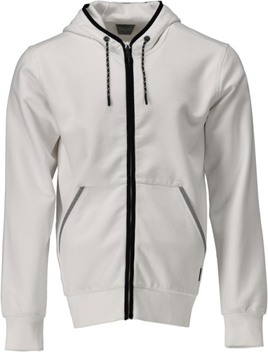 Mascot CUSTOMIZED 22486 Capuchontrui met rits - wit 06 4XL