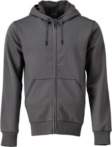 Mascot CUSTOMIZED 22486 Capuchontrui met rits - steengrijs 89 L