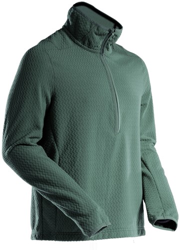 Mascot CUSTOMIZED 22703 Microfleece trui met korte rits - bosgroen 34 4XL