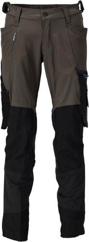 Mascot ADVANCED 23179 Broek met kniezakken - donkerantraciet/zwart 1809 90C58