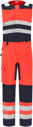 Tricorp 753007 Bodybroek High Vis Bicolor - FluorredInk 46
