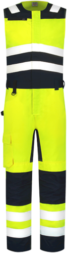 Tricorp 753007 Bodybroek High Vis Bicolor - FluoryellowInk 58