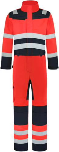 Tricorp 753009 Overall High Vis Bicolor - FluorredInk 58