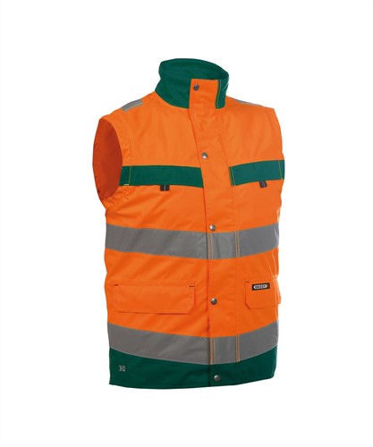 DASSY Bilbao 350100 PES 70 - FLUO-ORANJE/FLESSENGROEN STANDAARD L