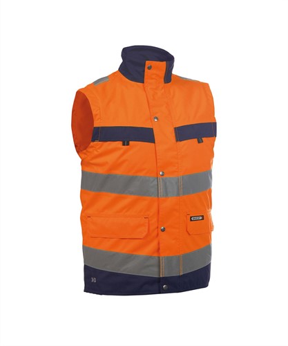 DASSY Bilbao 350100 PES 70 - FLUO-ORANJE/MARINEBLAUW STANDAARD 4XL