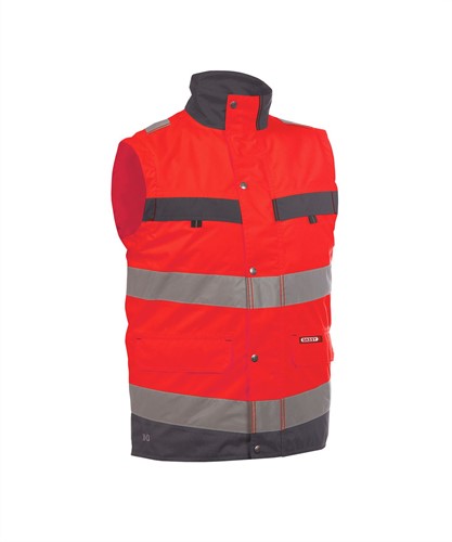 DASSY Bilbao 350100 PES 70 - FLUOROOD/CEMENTGRIJS STANDAARD 2XL