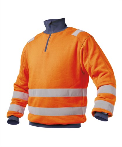 DASSY Denver 300376 PESCO 84 - FLUO-ORANJE/MARINEBLAUW STANDAARD XL