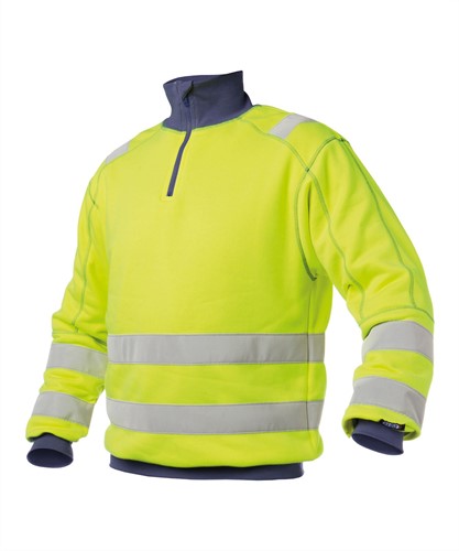 DASSY Denver 300376 PESCO 84 - FLUOGEEL/MARINEBLAUW STANDAARD XS