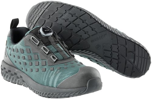 Mascot F0650 Veiligheidsschoenen laag - bosgroen/zwart 39