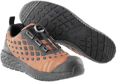 Mascot F0650 Veiligheidsschoenen laag - notenbruin/zwart 44