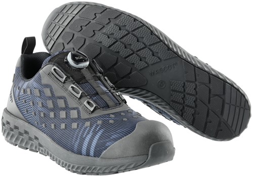 Mascot F0650 Veiligheidsschoenen laag - steenblauw/zwart 38