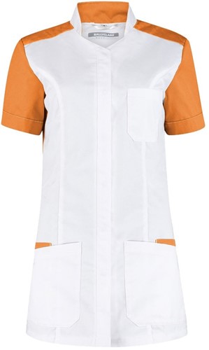 Haen High Line damesjasje Terra met tricot - Wit met warm oranje contrast XL