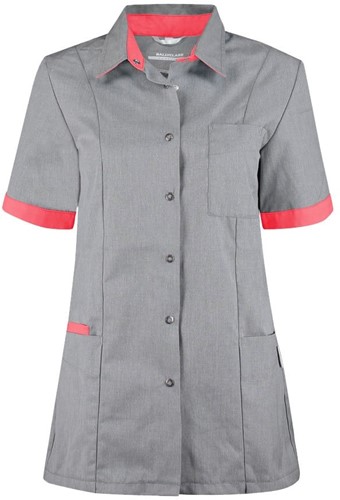 Haen Trend Line damesjasje Fijke - Grey cross met orient pink contrast 2XL