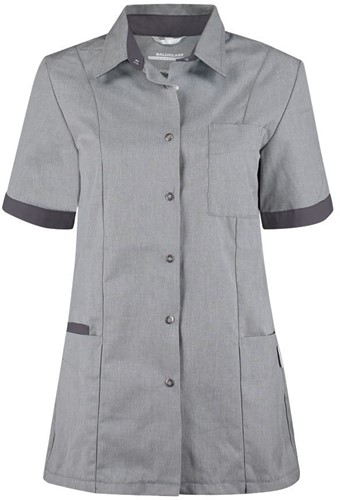 Haen Trend Line damesjasje Fijke - Grey cross met charcoal contrast L