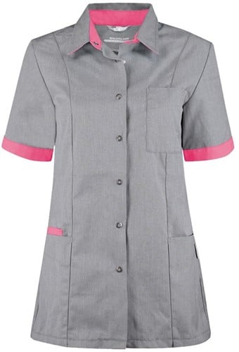 Haen Trend Line damesjasje Fijke - Wit met shocking pink contrast XS