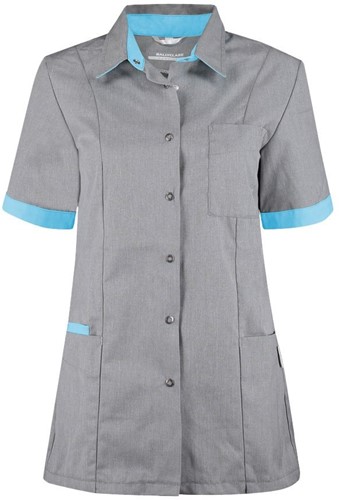 Haen Trend Line damesjasje Fijke - Wit met magic azur contrast M