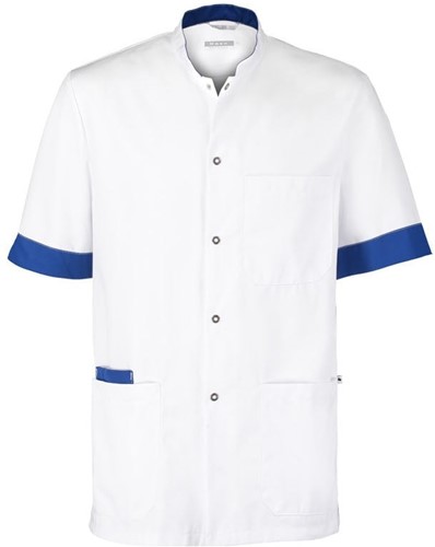 Haen Trend Line Herenjas Floris - Wit met royal blue contrast 50