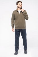 Kariban K487 Sweater met ritshals