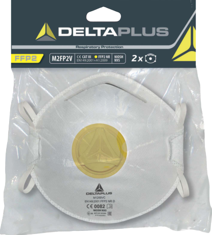 Delta Plus M2FP2V SET 2 MASKERS FFP2+V OP KRT