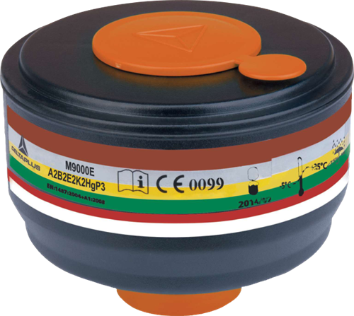 Delta Plus M9000EABEKHGP3 4 FILTERS ABEK2HGP3 M9000E