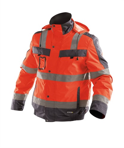 DASSY Lima 500120 PES 70 - FLUOROOD/CEMENTGRIJS STANDAARD XL