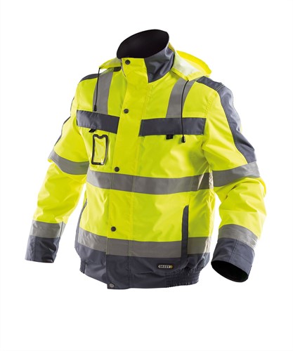 DASSY Lima 500120 PES 70 - FLUOGEEL/CEMENTGRIJS STANDAARD XL
