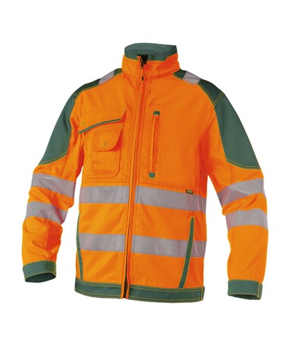 DASSY Orlando 300367 PESCO 74 - FLUO-ORANJE/FLESSENGROEN STANDAARD 2XL