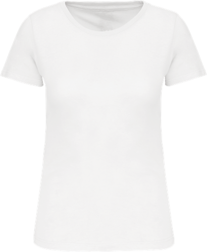 Kariban K3026IC Dames-t-shirt BIO150IC ronde hals - White L