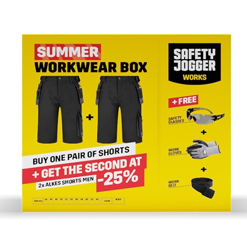 [912174] Safety Jogger Workwear Box Alkes Short Korte werkbroek (1+1+gratis accessoires) (44)