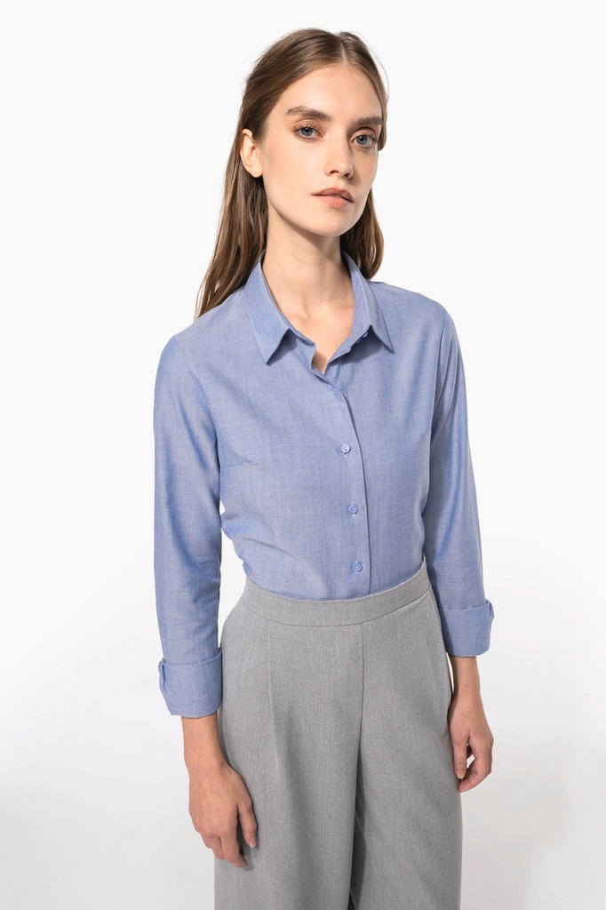 Kariban K534 - Dames Oxford blouse lange mouwen