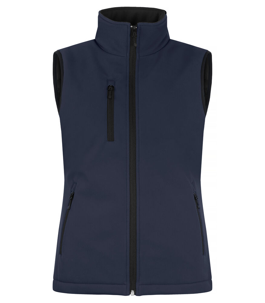 [020959-580-3] Clique Padded softshell bw ladies (XS, dark navy)