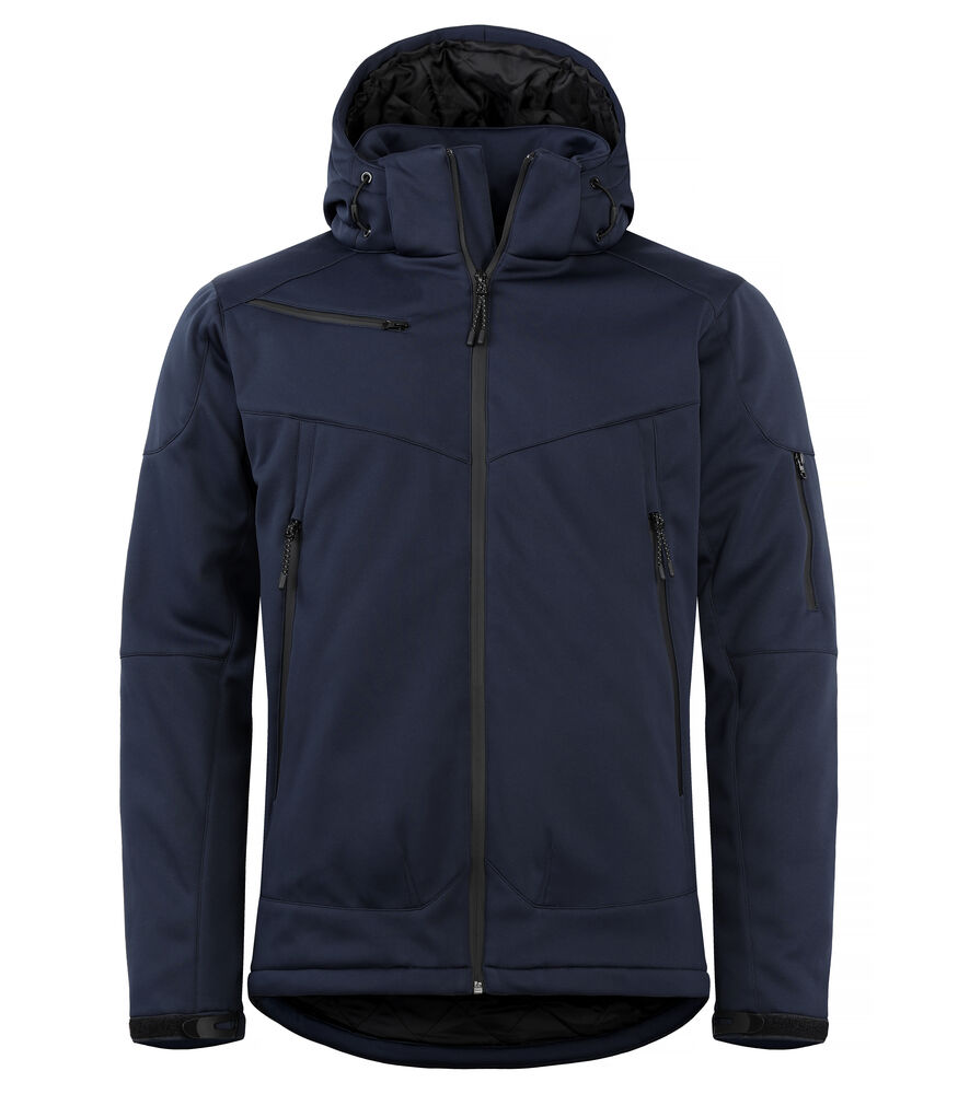 [020980-580-3] Clique Grayland softshelljas heren (XS, dark navy)