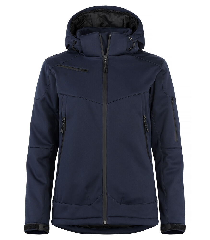 [020981-580-3] Clique Grayland softshelljas dames (XS, dark navy)