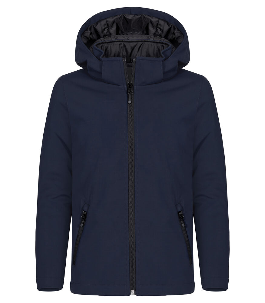 [0200906-580-120] Clique Padded softshell junior dark navy 110-120 (110/120, dark navy)