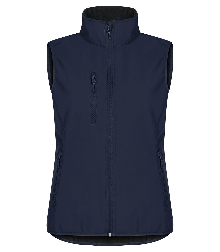 [0200916-580-3] Clique 0200916 Classic Softshell Vest Women (XS, dark navy)